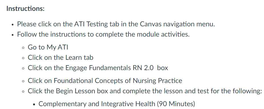 NUR109 M2.3: ATI Engage Fundamentals