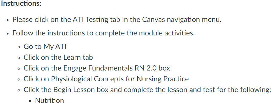 NUR105 M5.3: ATI Engage Fundamentals