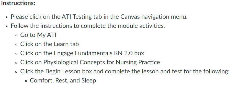 NUR105 M7.3: ATI Engage Fundamentals